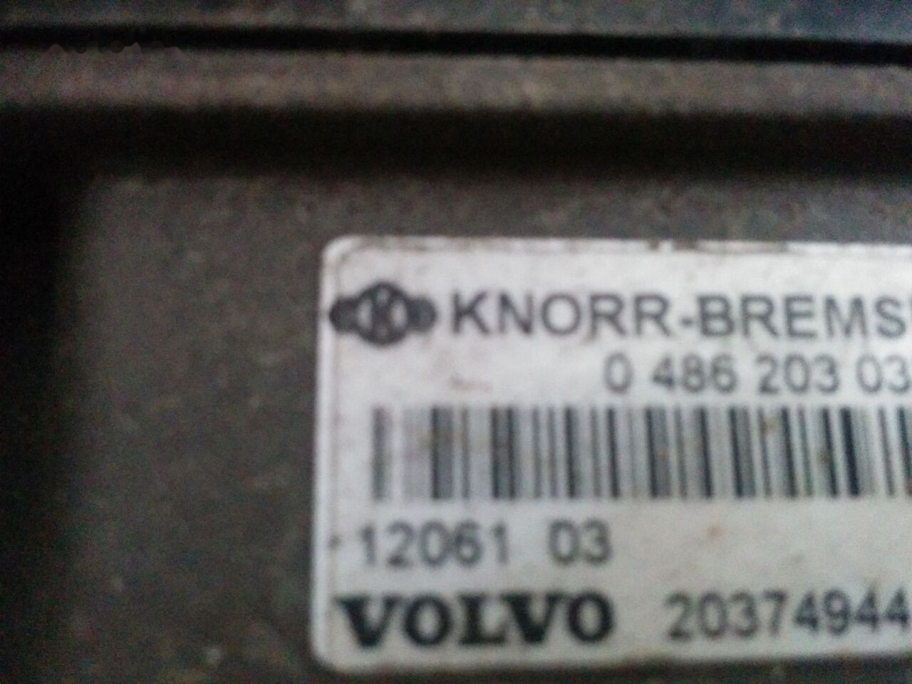 Brzdový ventil pro Nákladní auto Scania Knorr- Bremz 0486203025. 4800010110.486200008.486203033   Scania Volvo: obrázek 9
