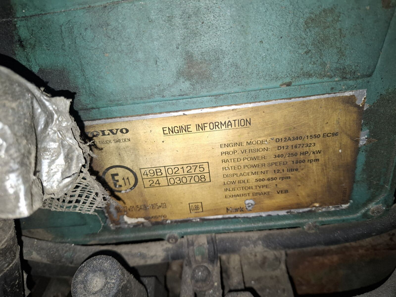 Volvo D12A - Motor: obrázek 3 Volvo D12A - Motor: obrázek 3
