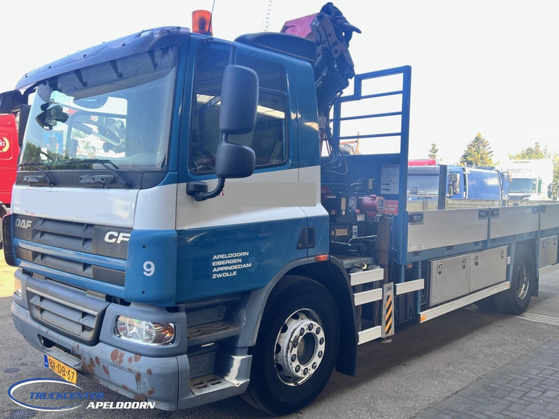 DAF CF 75.310 Manuel, Steel springs, HMF 1560 K3 - Nákladní automobil valníkový/ Plošinový, Auto s hydraulickou rukou: obrázek 3 DAF CF 75.310 Manuel, Steel springs, HMF 1560 K3 - Nákladní automobil valníkový/ Plošinový, Auto s hydraulickou rukou: obrázek 3