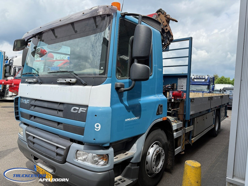 DAF CF 75.310 Manuel, Steel springs, HMF 1560 K3 - Nákladní automobil valníkový/ Plošinový, Auto s hydraulickou rukou: obrázek 3 DAF CF 75.310 Manuel, Steel springs, HMF 1560 K3 - Nákladní automobil valníkový/ Plošinový, Auto s hydraulickou rukou: obrázek 3