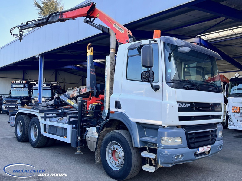 DAF CF 85.410 6x4 Steel springs, Palfinger PK 16001, Palift - Hákový nosič kontejnerů, Auto s hydraulickou rukou: obrázek 1 DAF CF 85.410 6x4 Steel springs, Palfinger PK 16001, Palift - Hákový nosič kontejnerů, Auto s hydraulickou rukou: obrázek 1