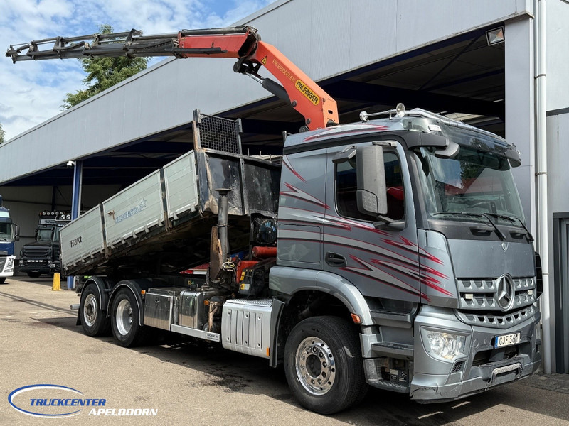 Sklápěč, Auto s hydraulickou rukou Mercedes-Benz Arocs 2635 Palfinger PK 22002, Stuuras, Euro 6: obrázek 1