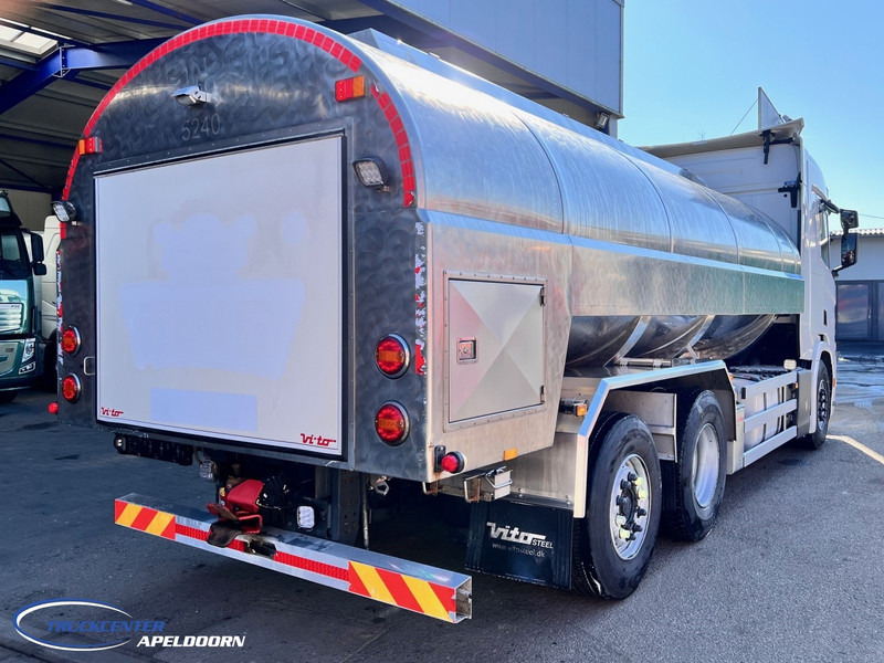 Scania R500 NGS 15000 Liter, Retarder, Steering axle, Stainless steel - Edelstahlt, Milk - Milch - Water - Cisternové vozidlo: obrázek 2 Scania R500 NGS 15000 Liter, Retarder, Steering axle, Stainless steel - Edelstahlt, Milk - Milch - Water - Cisternové vozidlo: obrázek 2