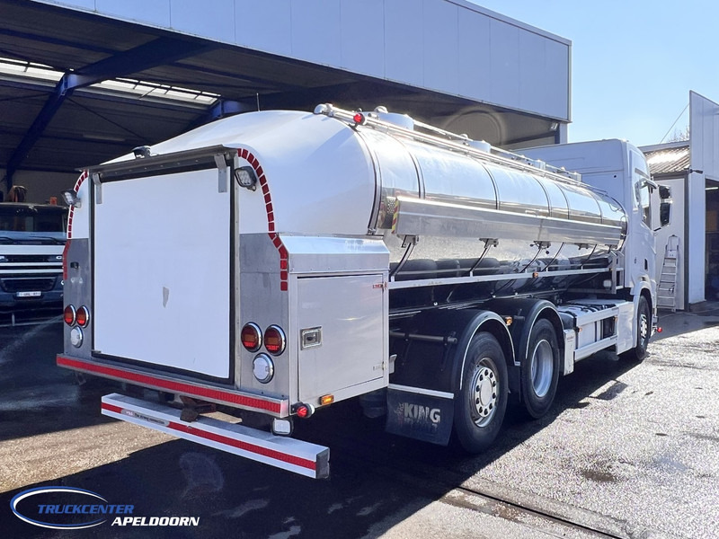 Scania R580 V8 NGS Retarder, 15500 Liter Milk - Milch - Stainless steel - Edelstahl - Cisternové vozidlo: obrázek 2 Scania R580 V8 NGS Retarder, 15500 Liter Milk - Milch - Stainless steel - Edelstahl - Cisternové vozidlo: obrázek 2