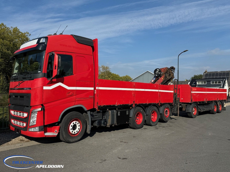 Volvo FH 500 8x4, HMF 2120 K4 + Rotator, + Krone trailer - Nákladní automobil valníkový/ Plošinový, Auto s hydraulickou rukou: obrázek 1 Volvo FH 500 8x4, HMF 2120 K4 + Rotator, + Krone trailer - Nákladní automobil valníkový/ Plošinový, Auto s hydraulickou rukou: obrázek 1