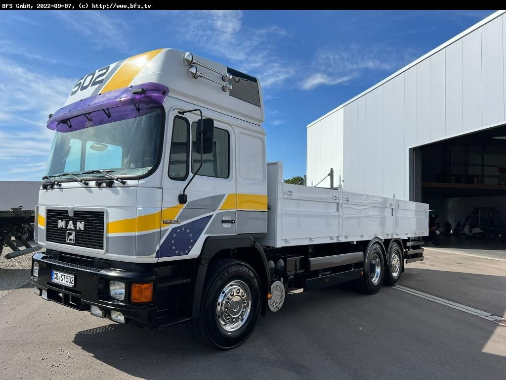 MAN H 25 25.502 FNL/BL F90 V10 - Nákladní automobil valníkový/ Plošinový: obrázek 1 MAN H 25 25.502 FNL/BL F90 V10 - Nákladní automobil valníkový/ Plošinový: obrázek 1