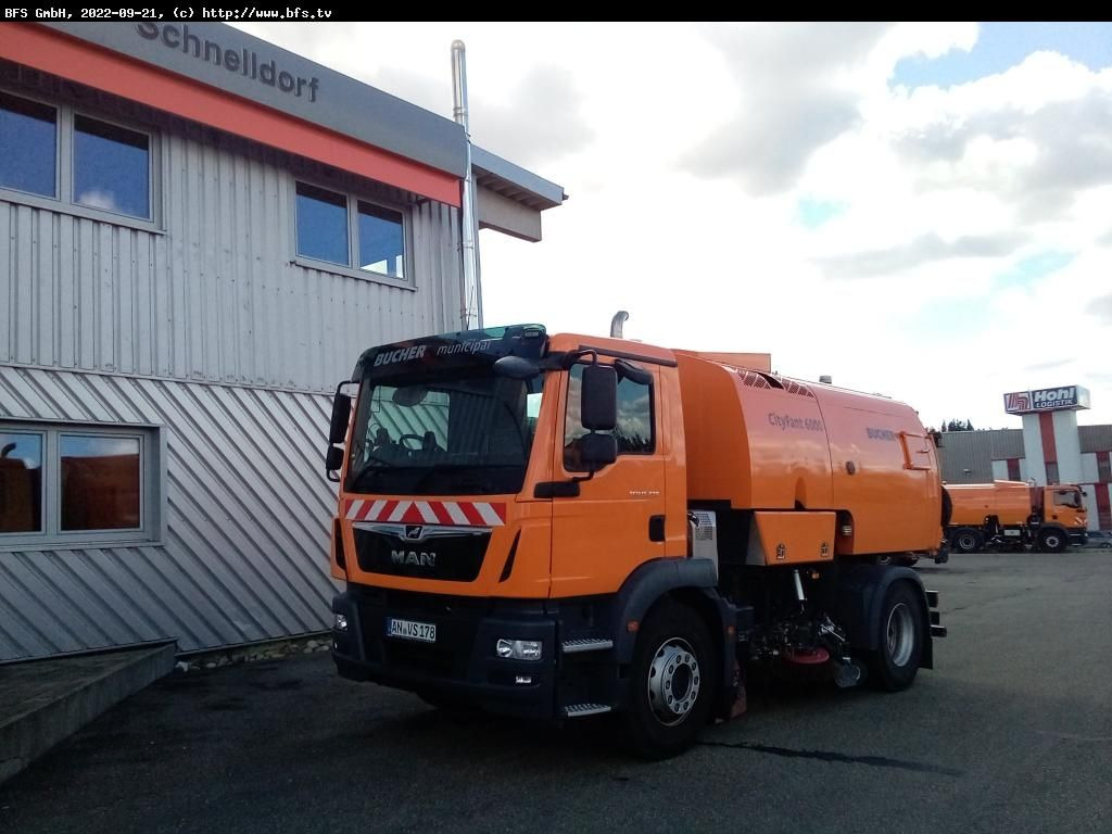 MAN TGM 15.290 4x2 BL CityFant 6000 SH Doppelseitige - Zametací vůz: obrázek 1 MAN TGM 15.290 4x2 BL CityFant 6000 SH Doppelseitige - Zametací vůz: obrázek 1