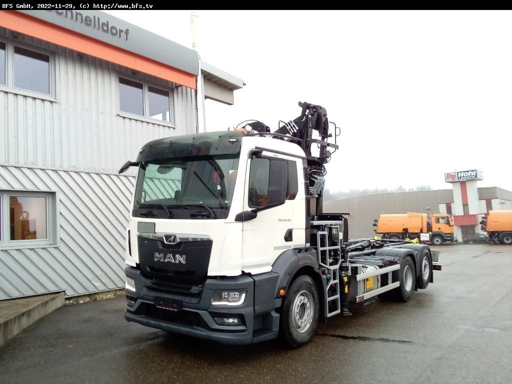 MAN TGS (TG3) 26.510 6x2-4 BL Recyclingkran - Hákový nosič kontejnerů: obrázek 1 MAN TGS (TG3) 26.510 6x2-4 BL Recyclingkran - Hákový nosič kontejnerů: obrázek 1