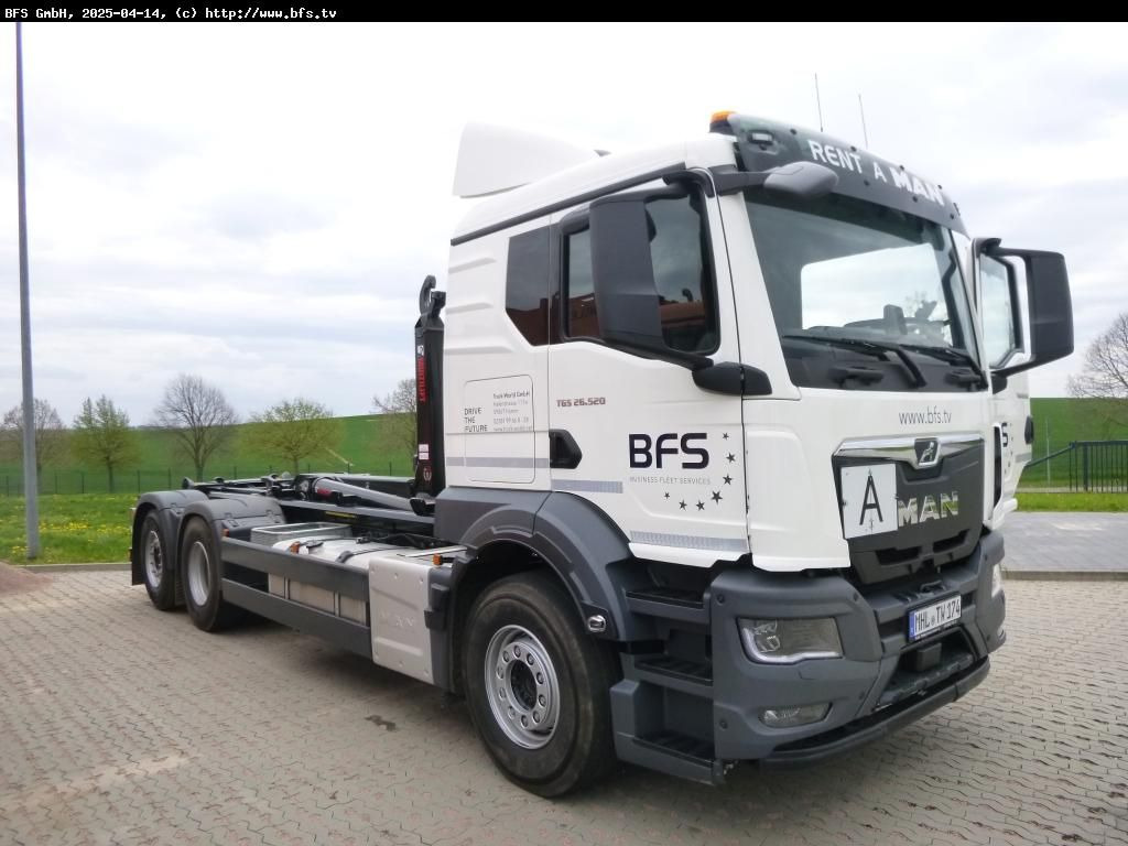 MAN TGS (TG3) 26.520 6x2-4 BL CH HIAB - Hákový nosič kontejnerů: obrázek 1 MAN TGS (TG3) 26.520 6x2-4 BL CH HIAB - Hákový nosič kontejnerů: obrázek 1