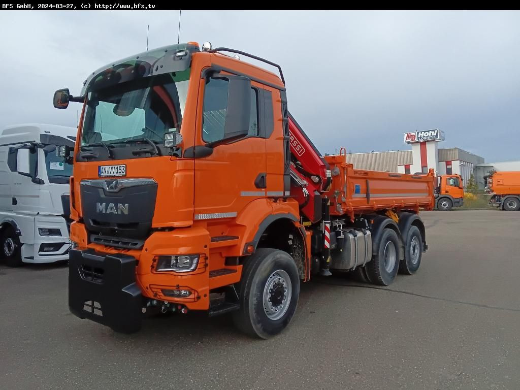 MAN TGS (TG3) 28.510 6x4-4 BL CH WiDi Fassi 15mt - Sklápěč: obrázek 1 MAN TGS (TG3) 28.510 6x4-4 BL CH WiDi Fassi 15mt - Sklápěč: obrázek 1