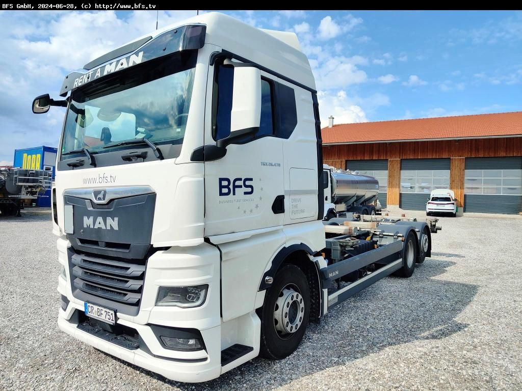 MAN TGX (TG3) 26.470 6x2-4 LL BDF Mildner - Kontejnérový podvozek/ Výměnná nástavba: obrázek 1 MAN TGX (TG3) 26.470 6x2-4 LL BDF Mildner - Kontejnérový podvozek/ Výměnná nástavba: obrázek 1