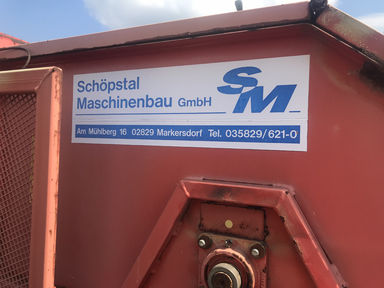 Hand-made SCHOPSTAL MASCHINEN SM - Drtič slámy: obrázek 5 Hand-made SCHOPSTAL MASCHINEN SM - Drtič slámy: obrázek 5