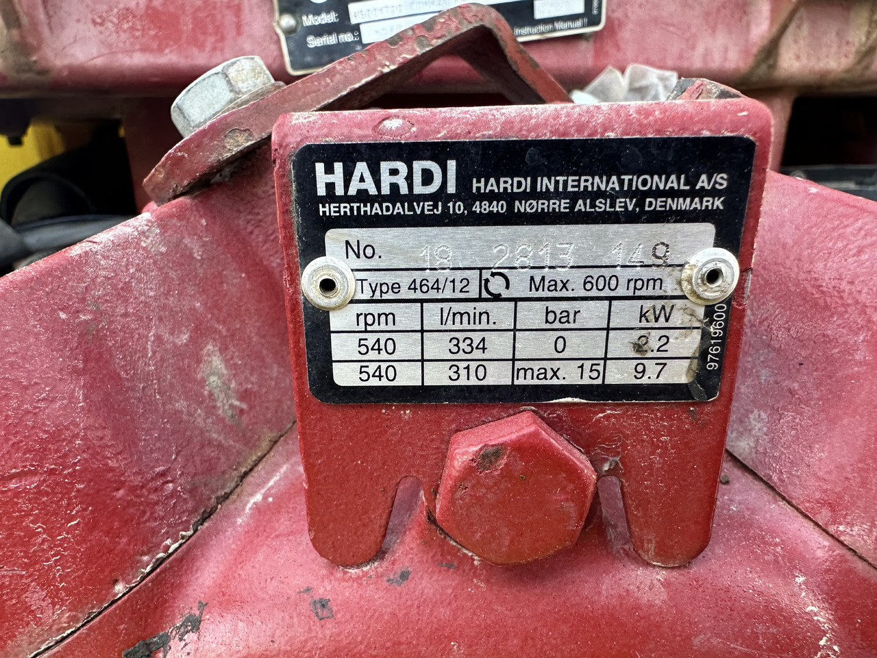 Hardi Commander 4400 30m GPS - Tažený postřikovač: obrázek 3 Hardi Commander 4400 30m GPS - Tažený postřikovač: obrázek 3