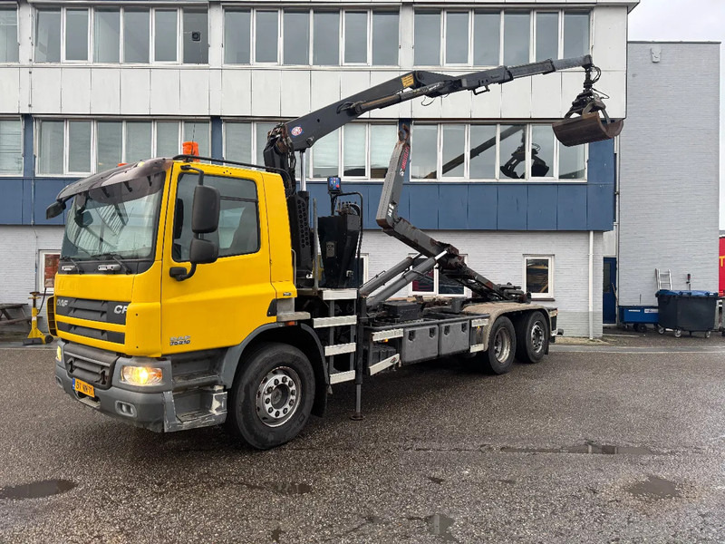 DAF CF 75.310 6X2 EURO 5 HMF 1244 Z2 + REMOTE + HIAB 17T HOOK - Hákový nosič kontejnerů, Auto s hydraulickou rukou: obrázek 1 DAF CF 75.310 6X2 EURO 5 HMF 1244 Z2 + REMOTE + HIAB 17T HOOK - Hákový nosič kontejnerů, Auto s hydraulickou rukou: obrázek 1