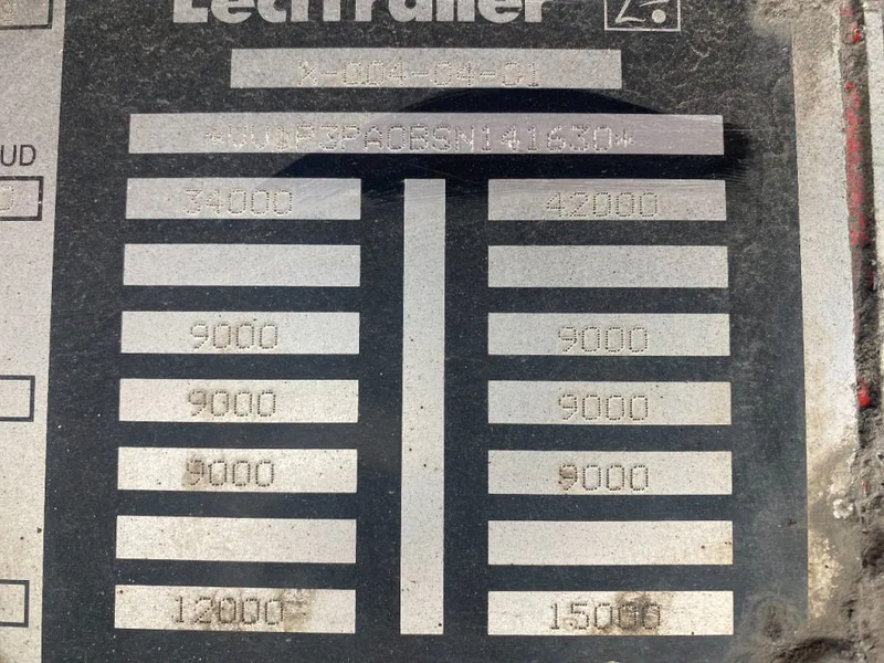 Návěs valník/ Plato Lecitrailer MET HIAB R165 F3: obrázek 16 Návěs valník/ Plato Lecitrailer MET HIAB R165 F3: obrázek 16