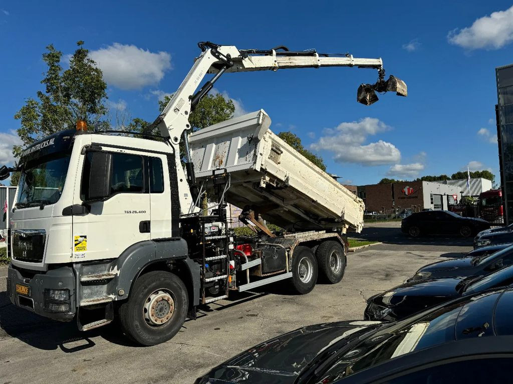 MAN TGS 26.400 6X4 HIAB 166D + REMOTE CONTROL + 2 WA - Sklápěč, Auto s hydraulickou rukou: obrázek 1 MAN TGS 26.400 6X4 HIAB 166D + REMOTE CONTROL + 2 WA - Sklápěč, Auto s hydraulickou rukou: obrázek 1