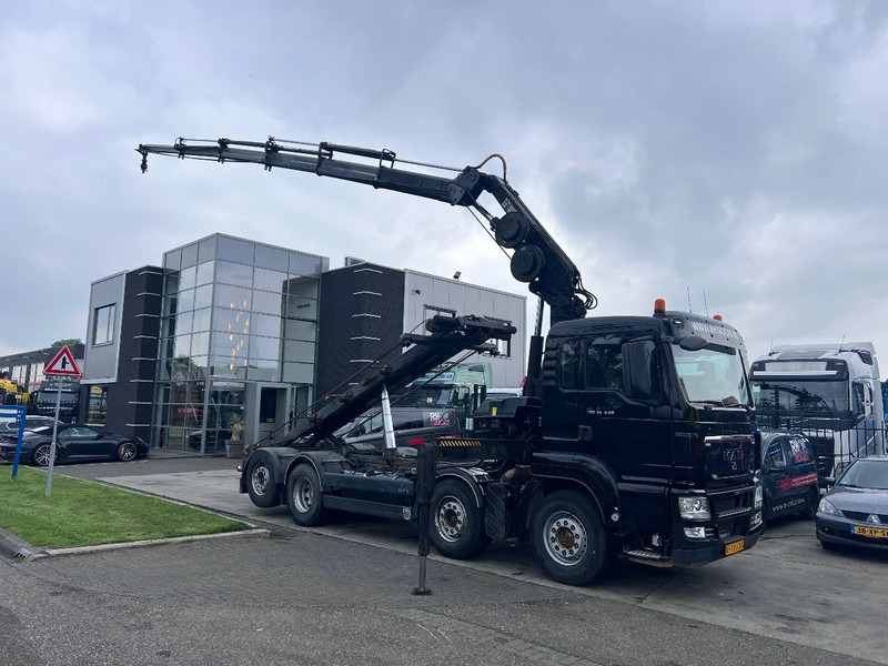 MAN TGS 35.440 8X2-4 + HIAB 220C-5 REMOTE + CABLE LIFT AUTOMATIC - Nákladní auto - kabelový systém, Auto s hydraulickou rukou: obrázek 4 MAN TGS 35.440 8X2-4 + HIAB 220C-5 REMOTE + CABLE LIFT AUTOMATIC - Nákladní auto - kabelový systém, Auto s hydraulickou rukou: obrázek 4
