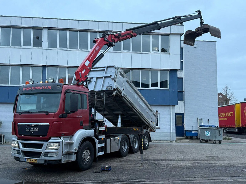 MAN TGS 35.480 8X4 + HMF 2420-K3 REMOTE + TIPPER - Auto s hydraulickou rukou: obrázek 2 MAN TGS 35.480 8X4 + HMF 2420-K3 REMOTE + TIPPER - Auto s hydraulickou rukou: obrázek 2