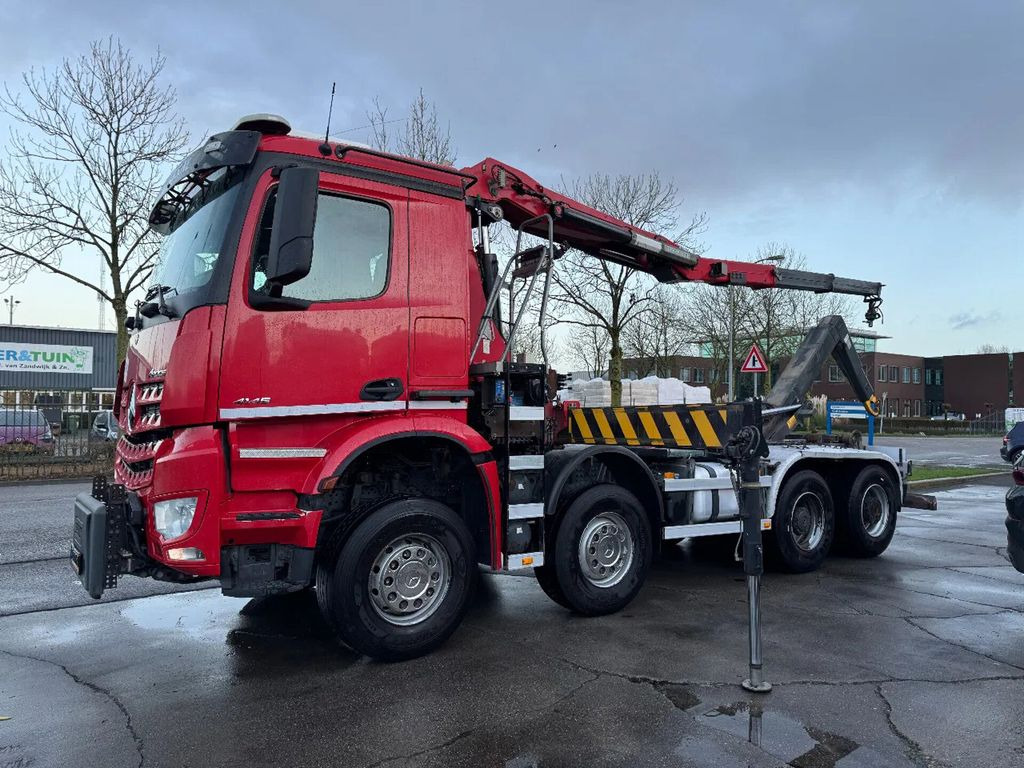 Mercedes-Benz Arocs 4145 8X4 - HMF 2243-Z2 CRANE + REMOTE + HY - Hákový nosič kontejnerů, Auto s hydraulickou rukou: obrázek 1 Mercedes-Benz Arocs 4145 8X4 - HMF 2243-Z2 CRANE + REMOTE + HY - Hákový nosič kontejnerů, Auto s hydraulickou rukou: obrázek 1