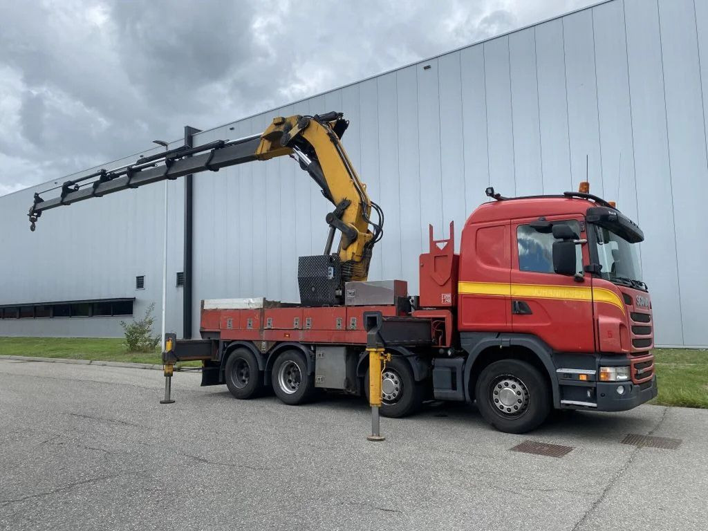 Scania G480 8X4 + EFFER 1250 6S + REMOTE + WINCH - 6+3 - Auto s hydraulickou rukou: obrázek 1 Scania G480 8X4 + EFFER 1250 6S + REMOTE + WINCH - 6+3 - Auto s hydraulickou rukou: obrázek 1