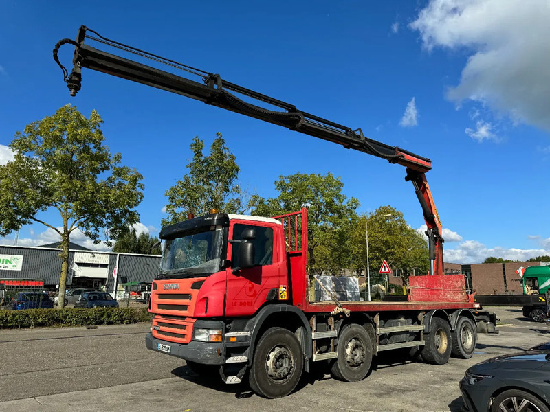 Scania P360 8X4 - EURO 5 + PALFINGER PK22002-EH + REMOTE - Nákladní automobil valníkový/ Plošinový, Auto s hydraulickou rukou: obrázek 1 Scania P360 8X4 - EURO 5 + PALFINGER PK22002-EH + REMOTE - Nákladní automobil valníkový/ Plošinový, Auto s hydraulickou rukou: obrázek 1