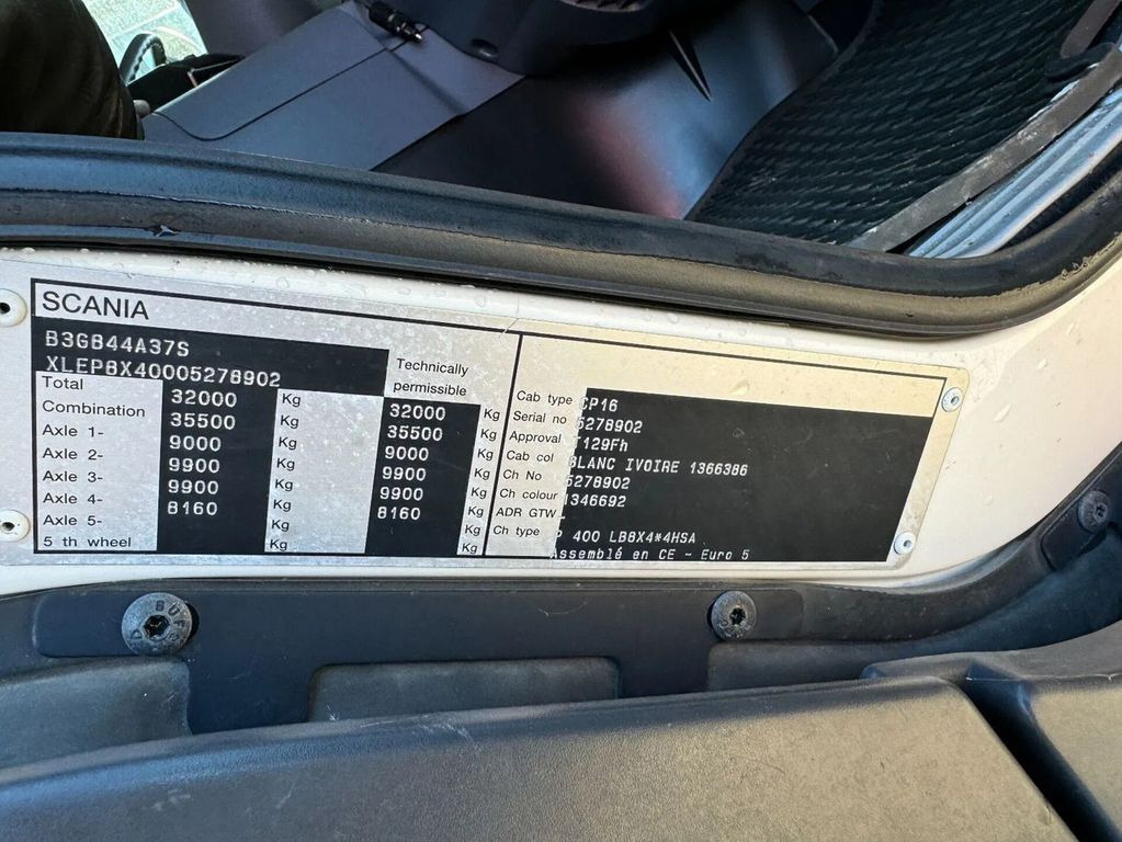 Autoplošina Scania P400 8X4 MULTITEL J360 60METER EURO 5: obrázek 15