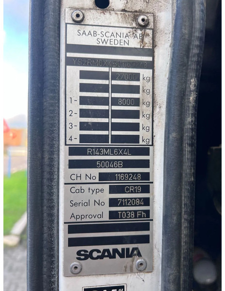 Nákladní automobil valníkový/ Plošinový Scania R143-500 V8 6X4 + MANUAL GEARBOX: obrázek 15