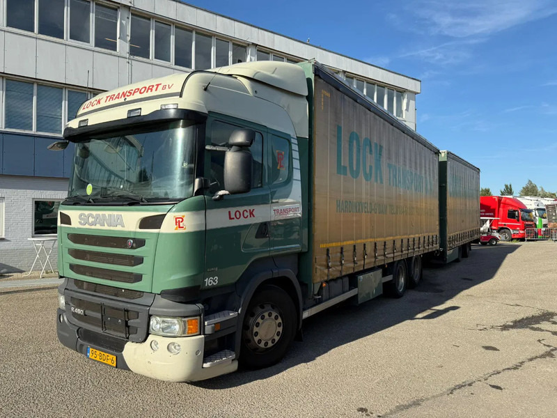 Scania R450 6X2 + DRACO AANHANGER 2010 TUV TILL 17-08-2026 - Plachtový nákladní auto: obrázek 2 Scania R450 6X2 + DRACO AANHANGER 2010 TUV TILL 17-08-2026 - Plachtový nákladní auto: obrázek 2