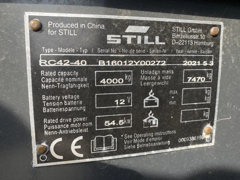 Dieselový vysokozdvižný vozík Still RC42-40 UNUSED RC42-40 UNUSED: obrázek 9