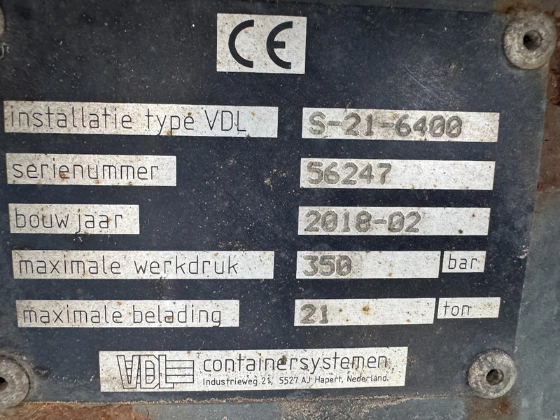 Volvo FM 410 6X2 EURO 6 VDL 21T HOOK leasing Volvo FM 410 6X2 EURO 6 VDL 21T HOOK: obrázek 8