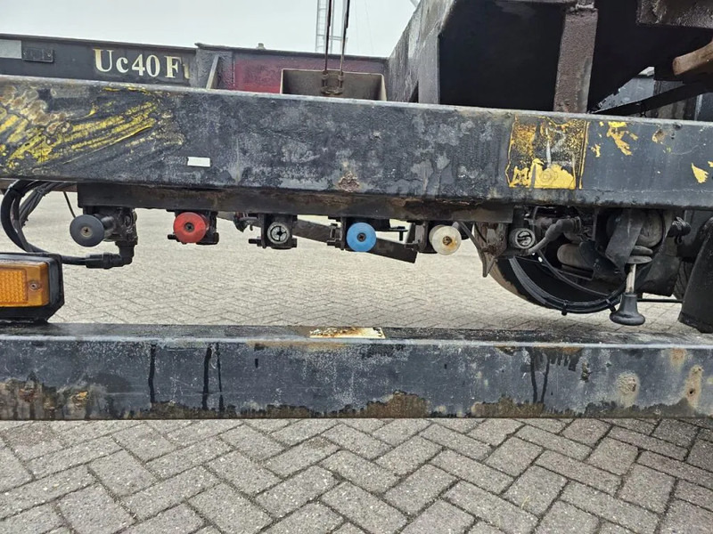 Kontejnerovy návěs/ Výměnná nástavba Broshuis MFCC Multi - Lifting axle - 2x20FT / 40FTHC / 45FTHC: obrázek 15