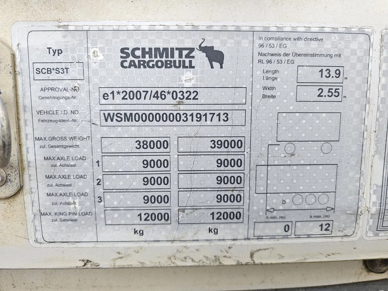 Plachtový návěs Schmitz Cargobull SCB S3T - 4.30 HIGH: obrázek 14
