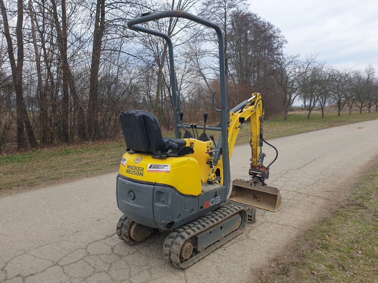 Mini rýpadlo Wacker Neuson 803: obrázek 7