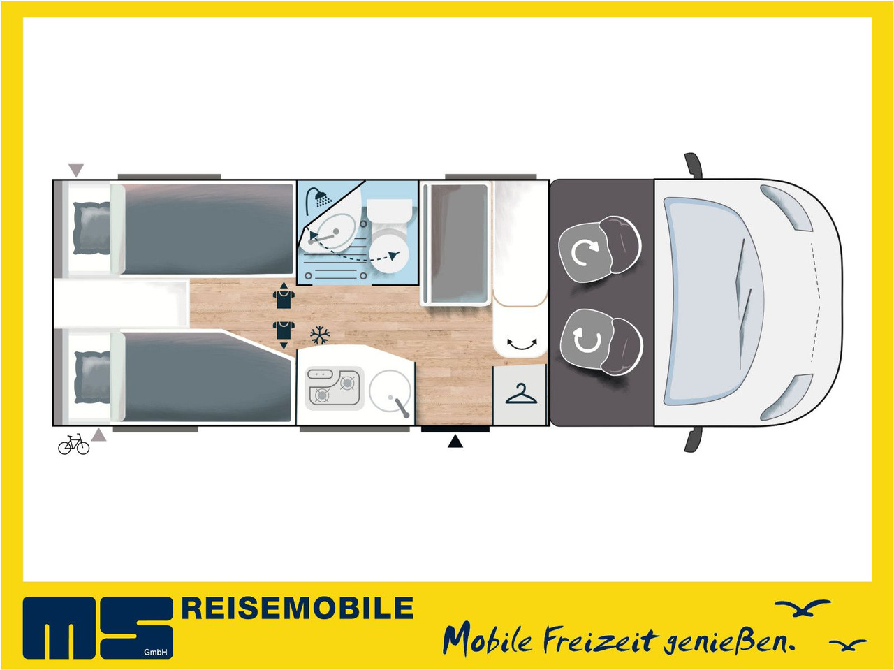 Chausson S 697 SPORT LINE / - 2026-/ 165PS / EINZELBETTEN - Polointegrovaný obytný vůz: obrázek 2 Chausson S 697 SPORT LINE / - 2026-/ 165PS / EINZELBETTEN - Polointegrovaný obytný vůz: obrázek 2