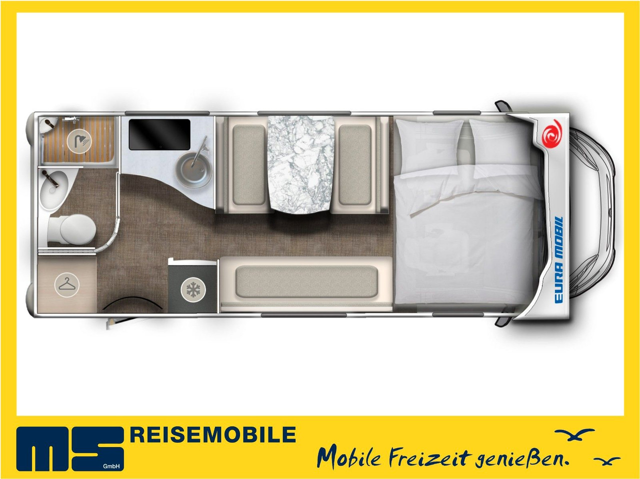 Eura Mobil ACTIVA ONE 630 LS / -2025- / 140PS / RAUMWUNDER - Alkovna: obrázek 2 Eura Mobil ACTIVA ONE 630 LS / -2025- / 140PS / RAUMWUNDER - Alkovna: obrázek 2