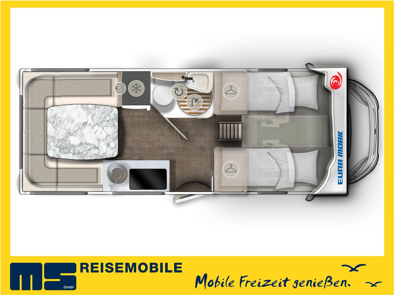 Eura Mobil ACTIVA ONE 650 HS /MODELL 2025/ HECKSITZGRUPPE - Alkovna: obrázek 2 Eura Mobil ACTIVA ONE 650 HS /MODELL 2025/ HECKSITZGRUPPE - Alkovna: obrázek 2