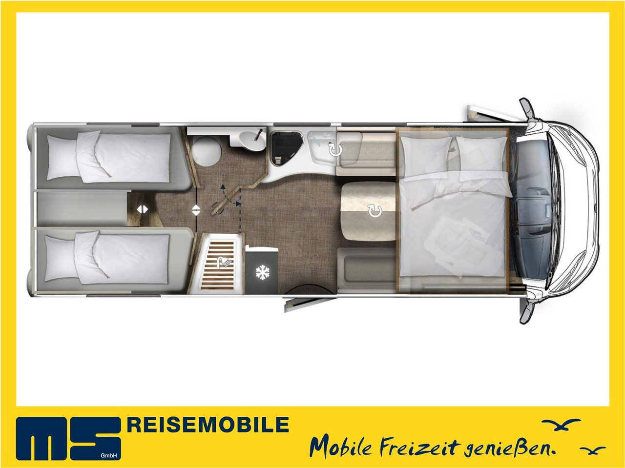 Eura Mobil INTEGRA LINE 720 EF / 180PS-9G-40H/ EINZELBETTEN - Integrovaný obytný vůz: obrázek 2 Eura Mobil INTEGRA LINE 720 EF / 180PS-9G-40H/ EINZELBETTEN - Integrovaný obytný vůz: obrázek 2