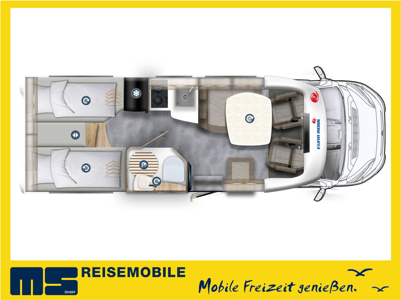 Eura Mobil PROFILA T 695 EB/MOD.2025/MONDIAL/140PS/EINZELB. - Polointegrovaný obytný vůz: obrázek 2 Eura Mobil PROFILA T 695 EB/MOD.2025/MONDIAL/140PS/EINZELB. - Polointegrovaný obytný vůz: obrázek 2