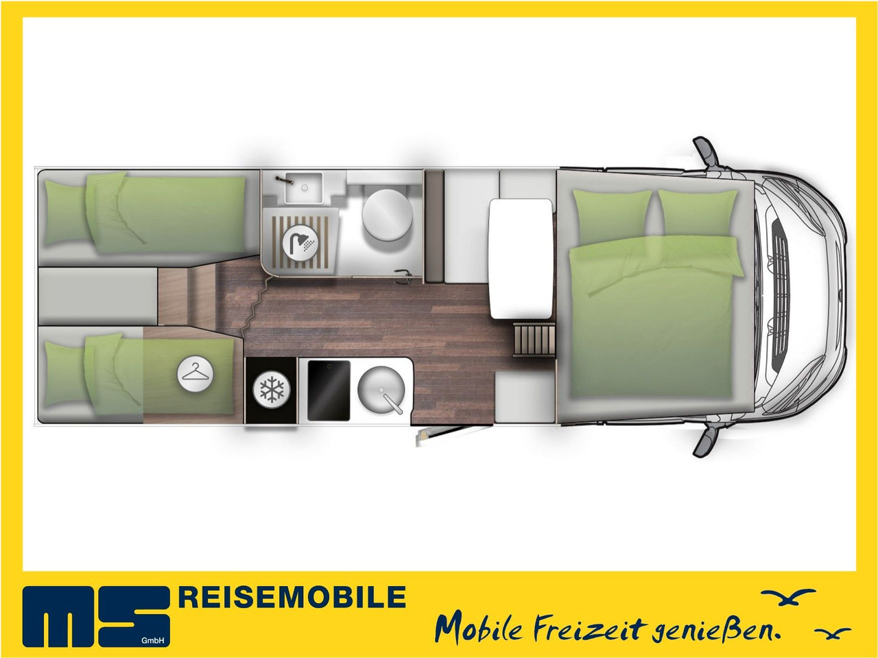 Forster A 699 EB / - 2026 - / 165 PS - 8G / EINZELBETTEN - Alkovna: obrázek 2 Forster A 699 EB / - 2026 - / 165 PS - 8G / EINZELBETTEN - Alkovna: obrázek 2