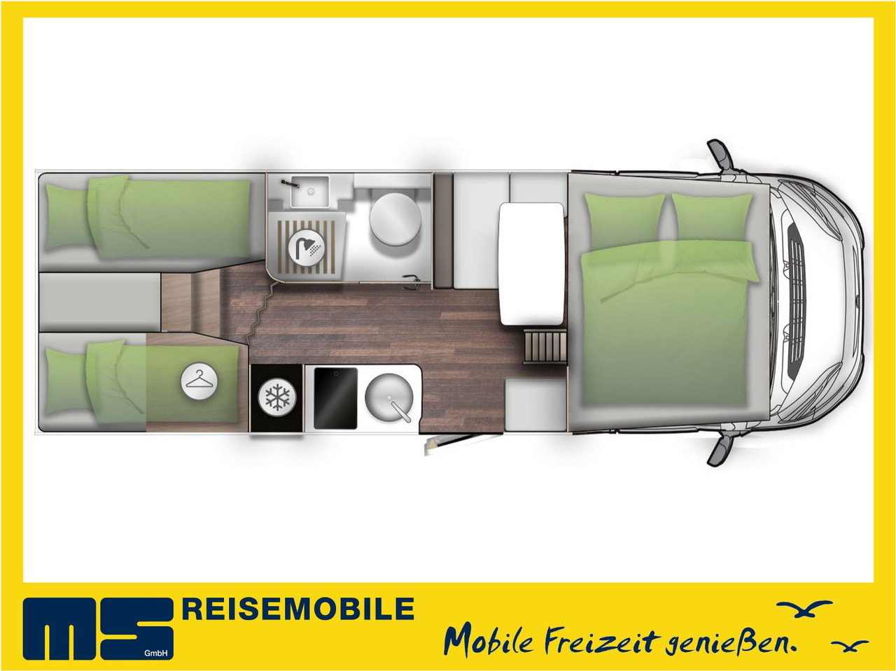Forster A 699 EB / Modell 2026 / 165PS / EINZELBETTEN - Alkovna: obrázek 1 Forster A 699 EB / Modell 2026 / 165PS / EINZELBETTEN - Alkovna: obrázek 1