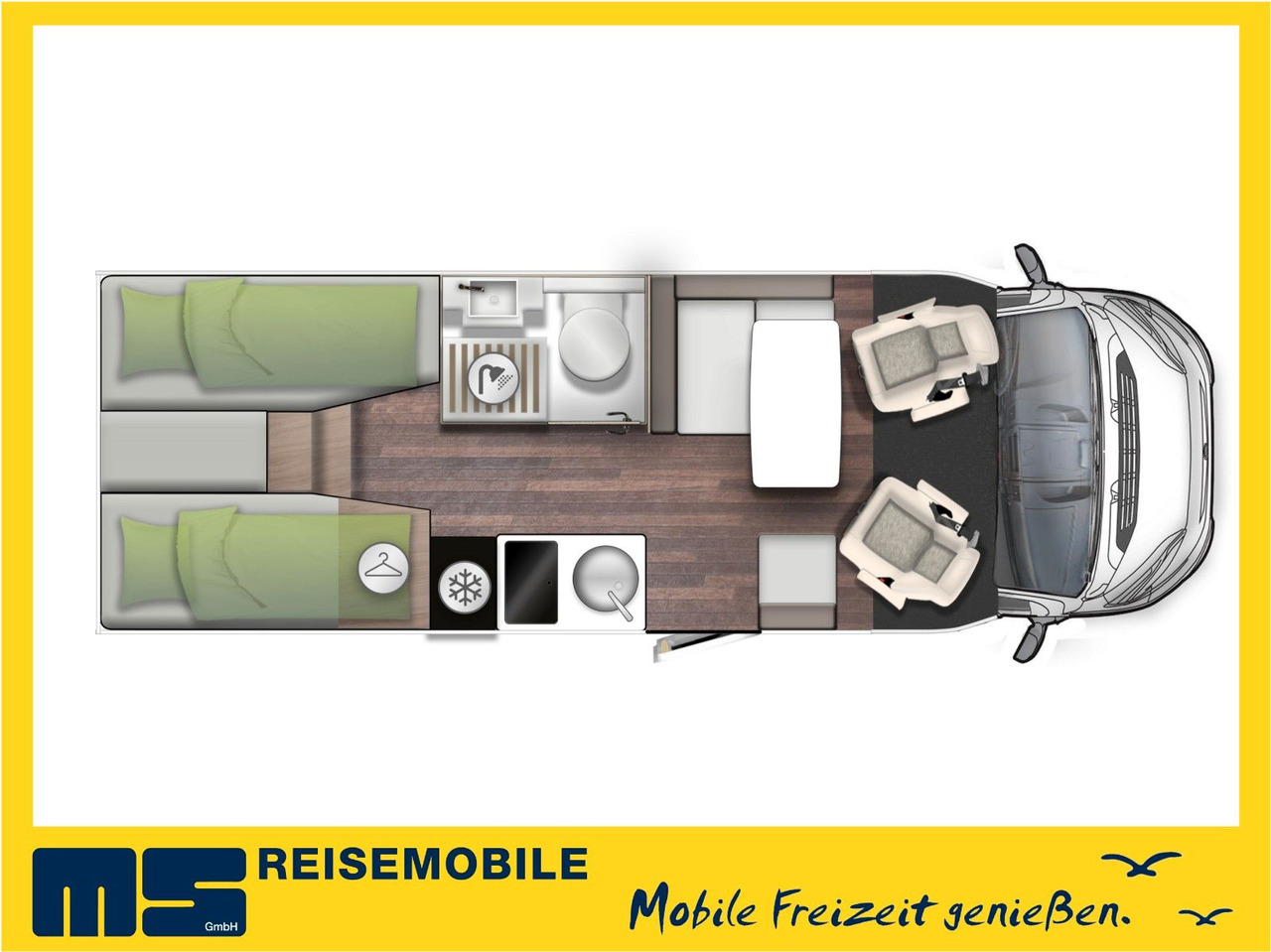Forster T 699 EB / -MODELL 2025-/ EINZELBETTEN & HUBBETT - Polointegrovaný obytný vůz: obrázek 2 Forster T 699 EB / -MODELL 2025-/ EINZELBETTEN & HUBBETT - Polointegrovaný obytný vůz: obrázek 2