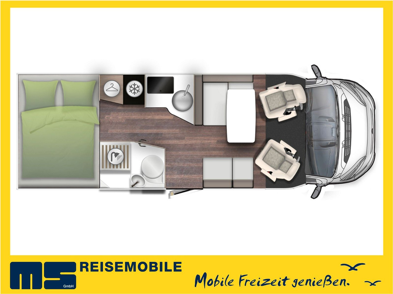 Forster T 699 HB / 140PS / HUBBETT & HECKBETT - Polointegrovaný obytný vůz: obrázek 2 Forster T 699 HB / 140PS / HUBBETT & HECKBETT - Polointegrovaný obytný vůz: obrázek 2