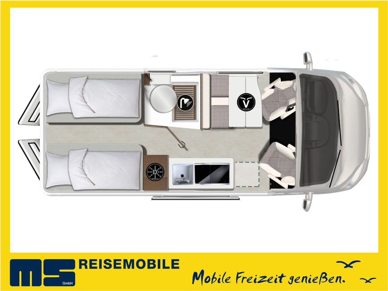 Karmann DAVIS 620 LIFESTYLE/-MODELL 2026- / EINZELBETTEN - Obytná dodávka: obrázek 1 Karmann DAVIS 620 LIFESTYLE/-MODELL 2026- / EINZELBETTEN - Obytná dodávka: obrázek 1
