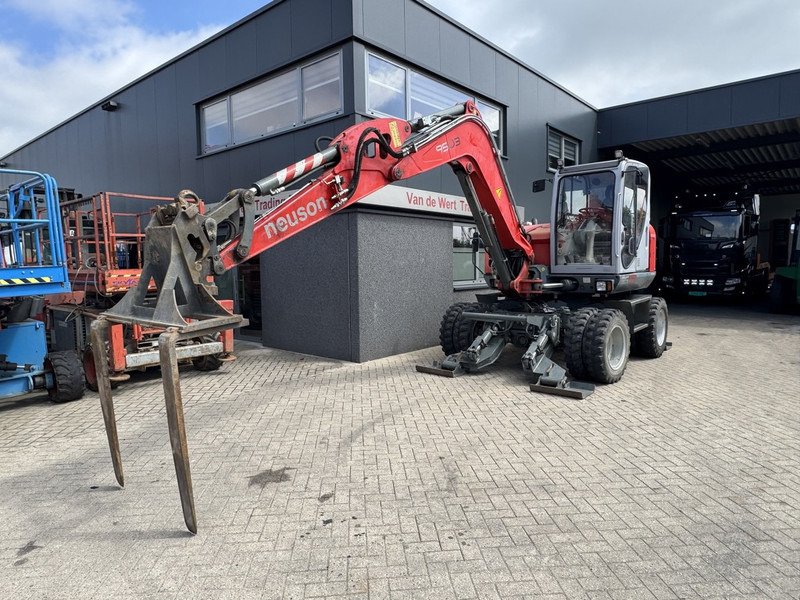 Autojeřáb Neuson 9503 WD Mobiele Kraan 2009 Palletvork, Stenenklem, 2x Bak 8860hours Deutz Diesel: obrázek 7