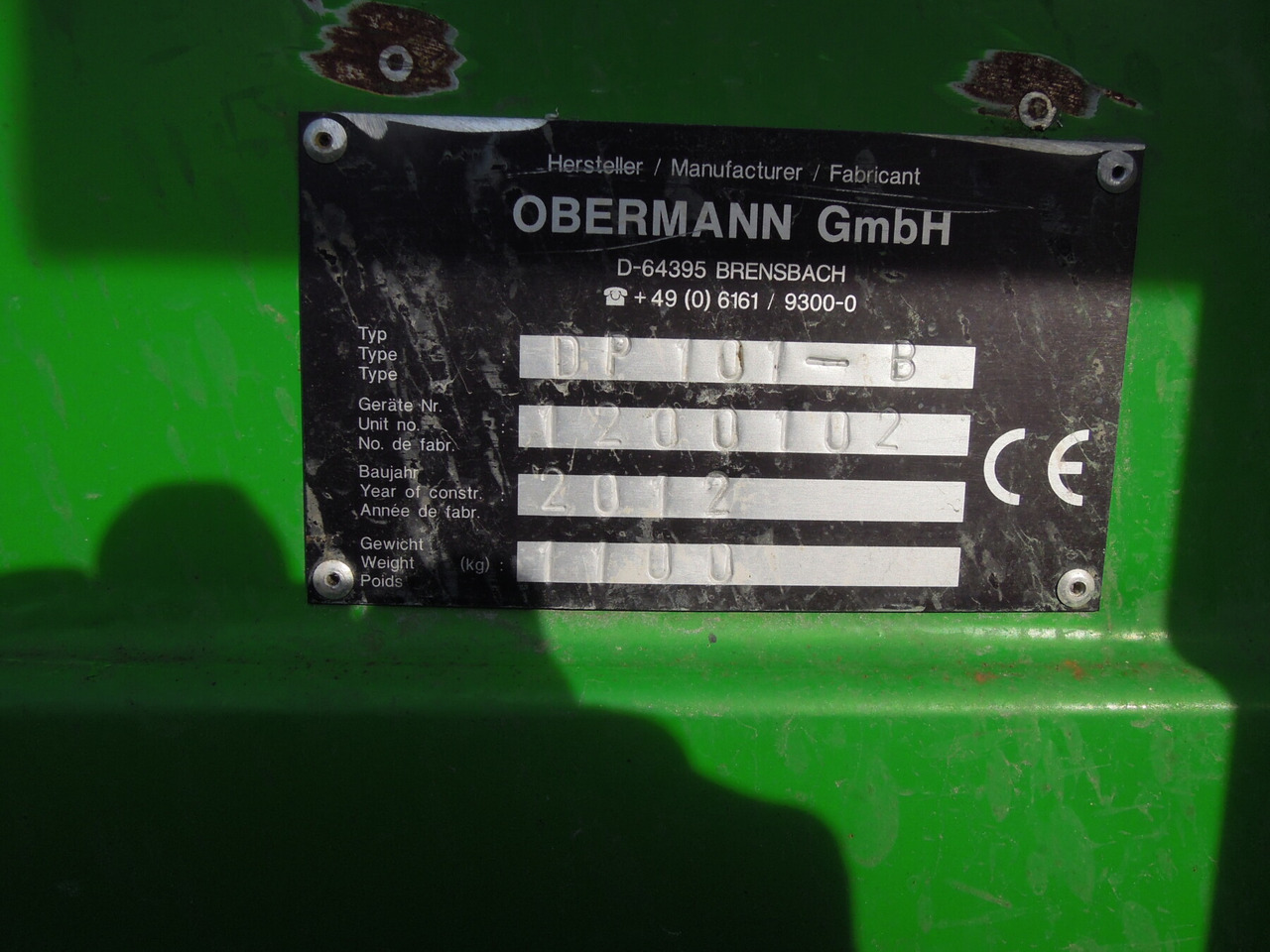 Obermann DP 101 B - Čerpadlo na vodu: obrázek 4 Obermann DP 101 B - Čerpadlo na vodu: obrázek 4