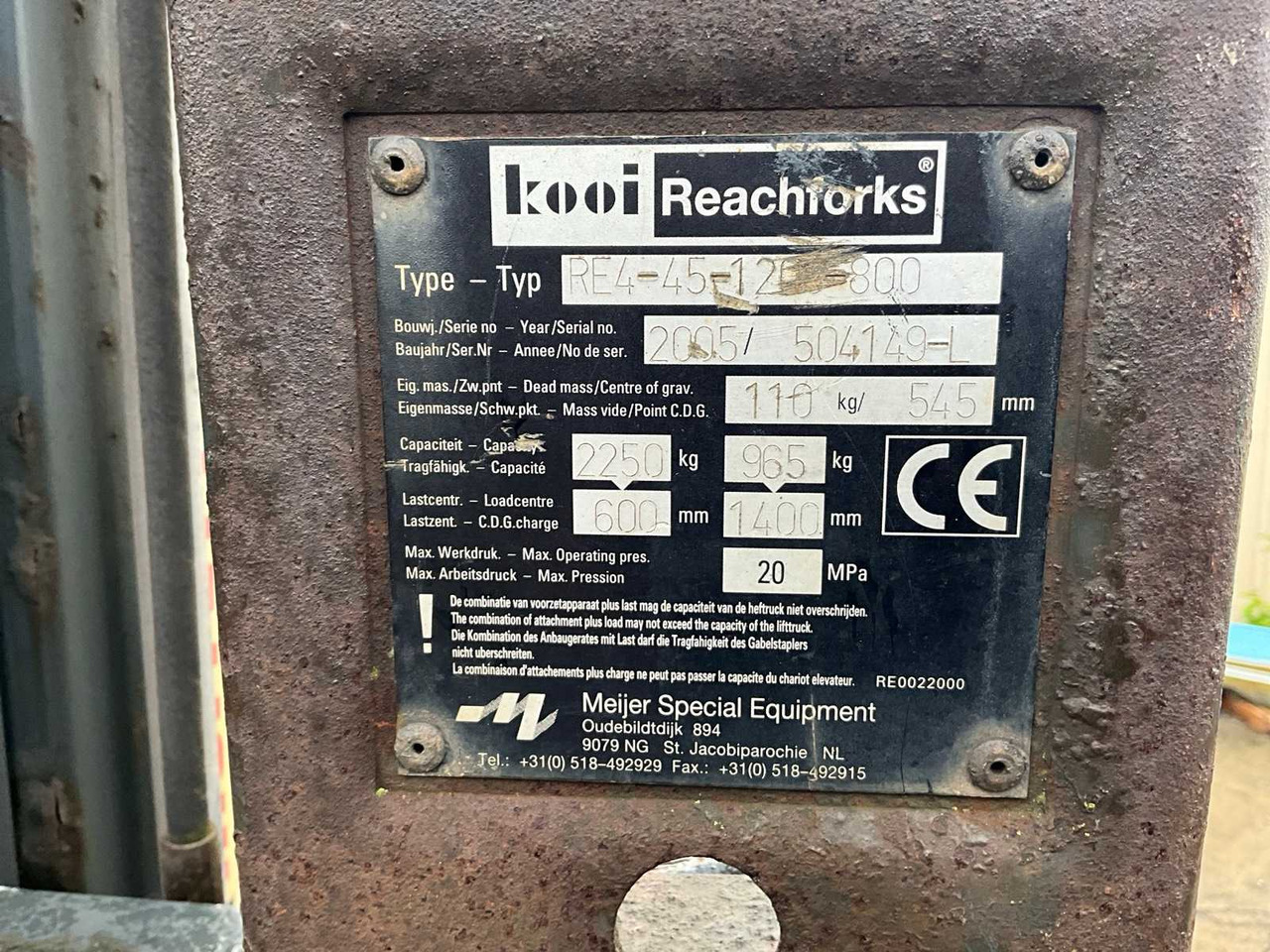 Vysokozdvižný vozík 2005 MOFFET CAGE M3-20.4 TAKEAWAY FORKLIFT: obrázek 13 Vysokozdvižný vozík 2005 MOFFET CAGE M3-20.4 TAKEAWAY FORKLIFT: obrázek 13