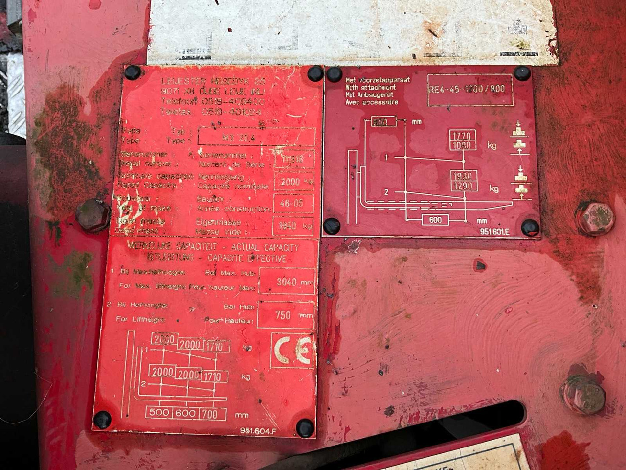 Vysokozdvižný vozík 2005 MOFFET CAGE M3-20.4 TAKEAWAY FORKLIFT: obrázek 16 Vysokozdvižný vozík 2005 MOFFET CAGE M3-20.4 TAKEAWAY FORKLIFT: obrázek 16