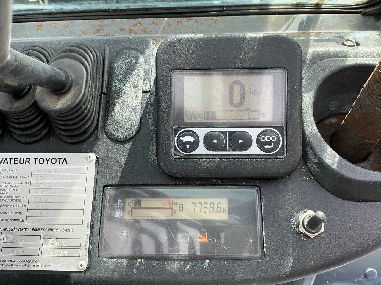 Vysokozdvižný vozík 2012 TOYOTA 02-8FDF25 FORKLIFT: obrázek 10