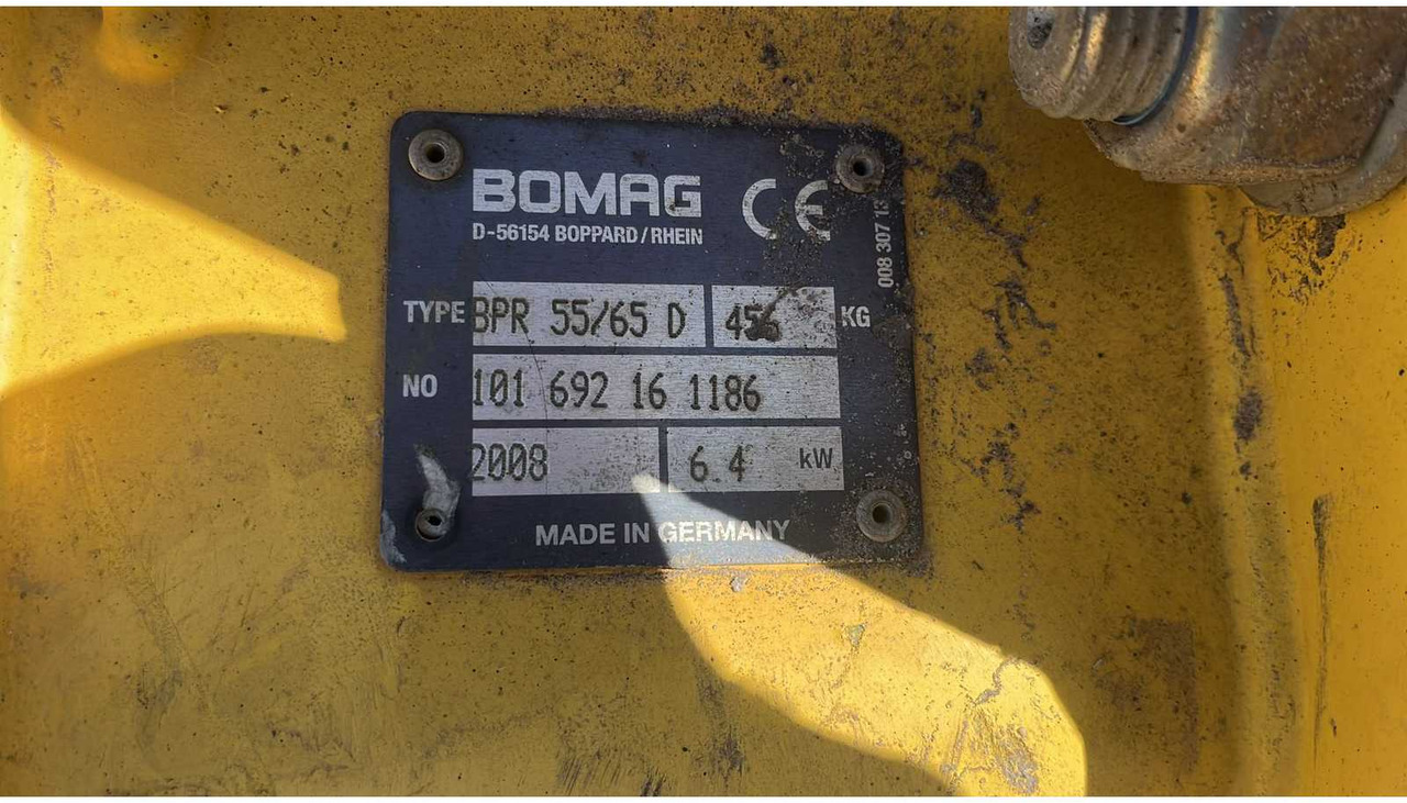 Bomag BPR 55/65D - Vibrační deska: obrázek 5 Bomag BPR 55/65D - Vibrační deska: obrázek 5