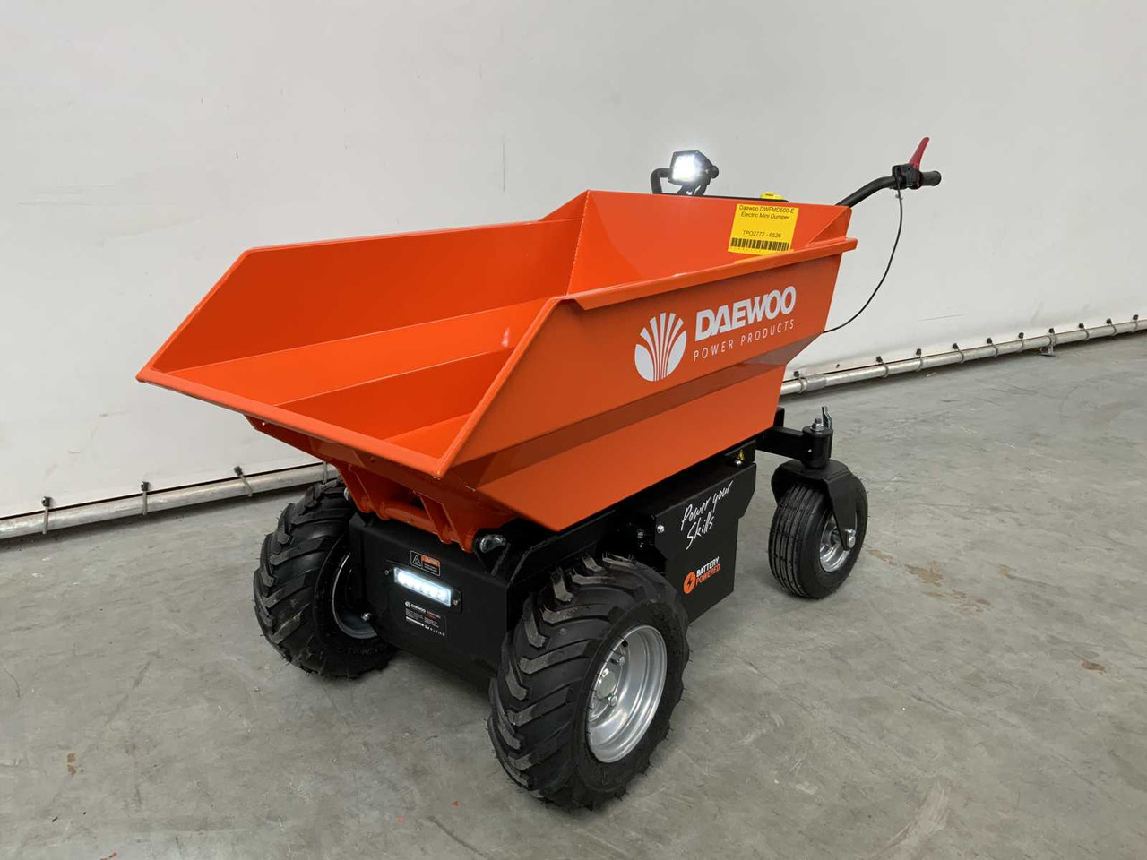 DAEWOO - 2025 - DWFMD500-E - ELECTRIC DUMPER - Mini-sklápěčka: obrázek 2 DAEWOO - 2025 - DWFMD500-E - ELECTRIC DUMPER - Mini-sklápěčka: obrázek 2